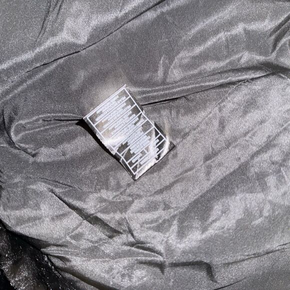 BETSEY JOHNSON Faux Fur Mini Shrug Coat Mob Wife Y2K Rave NWT Black Medium - Picture 5 of 8